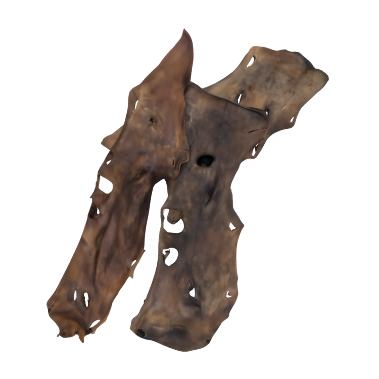 Bullen-Hautplatte – robuster, getrockneter Naturkauartikel für Hunde