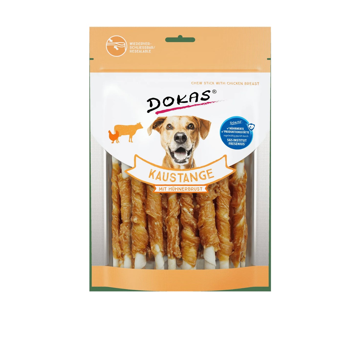 Dokas Kaustange mit Huhn