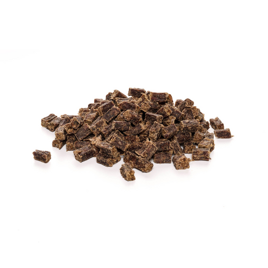 Hirsch-Fleisch-Würfel soft – weiche Wild-Leckerli für Hunde aus 100 % Hirschfleisch