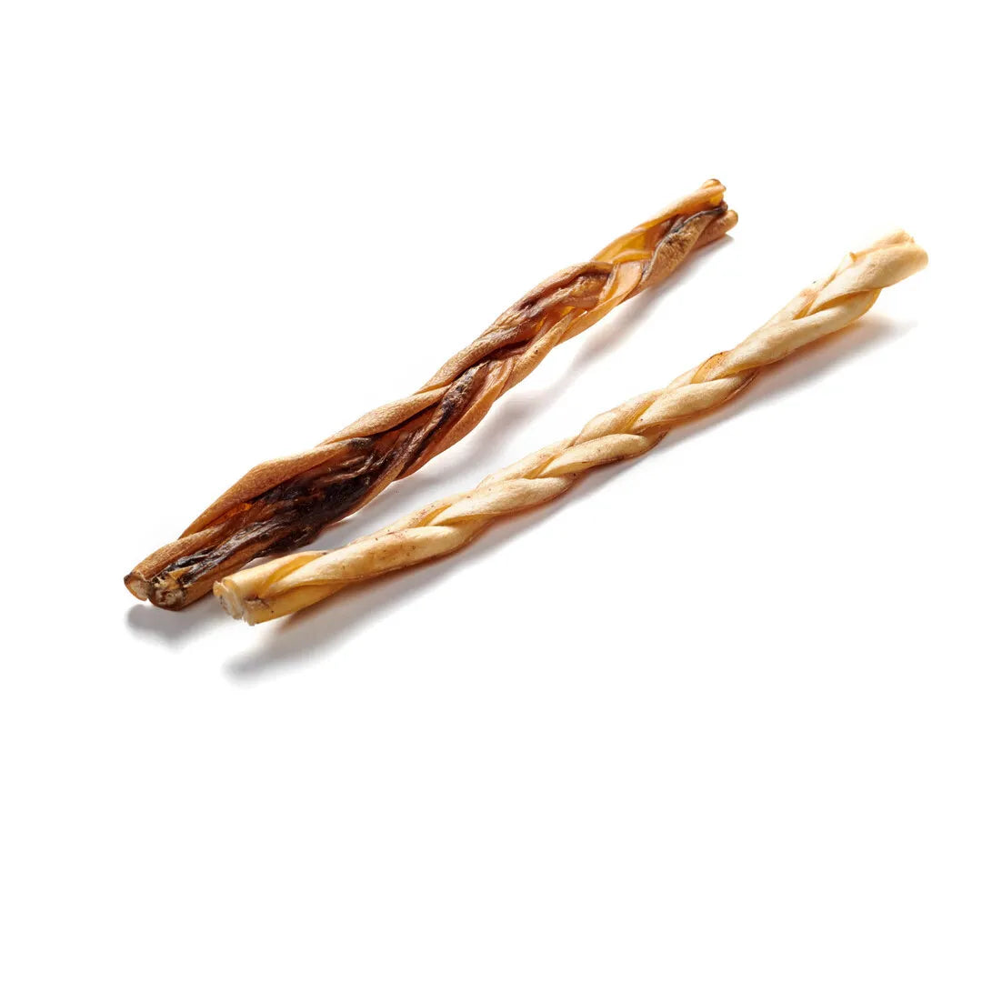 Pferde-Haut geflochten – hypoallergener, naturbelassener Kausnack für Hunde aus 100 % Pferd