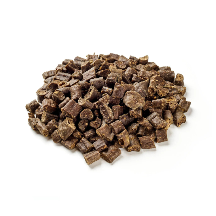 Straußen-Trainingssnack – kleine, hypoallergene Fleisch-Leckerli für Hunde