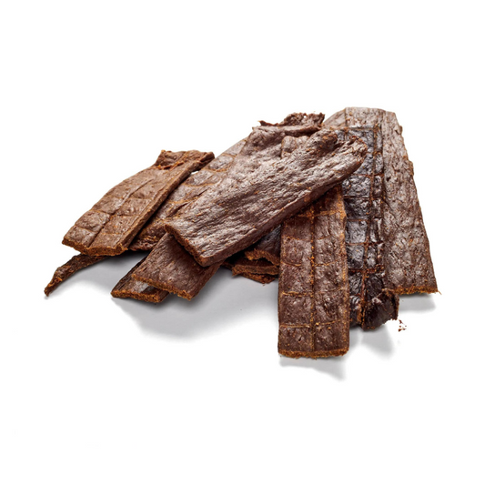 Wildschwein-Fleischstreifen – naturbelassene, fettarme Wildsnacks für Hunde
