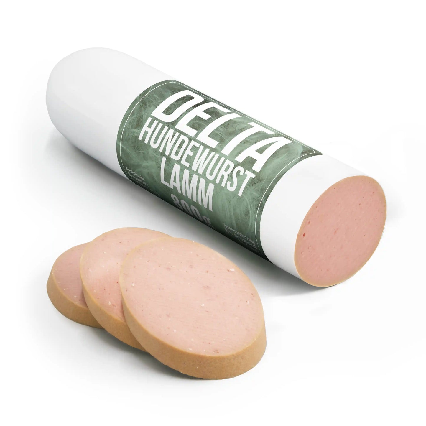 Delta Hundewurst Lamm – schnittfeste Fleischwurst für Hunde mit 100 % Lammfleisch