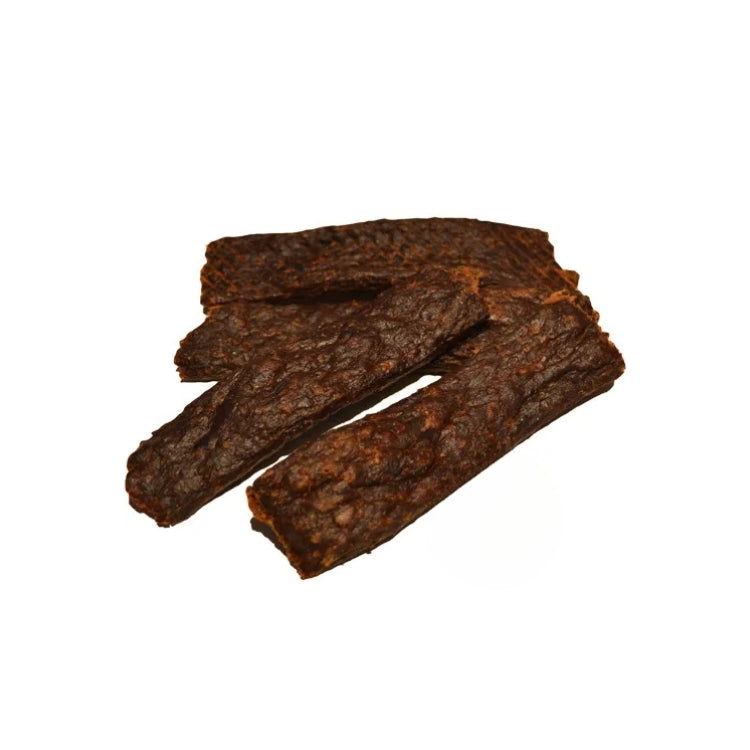 Wildschwein-Fleischstreifen – naturbelassene, fettarme Wildsnacks für Hunde