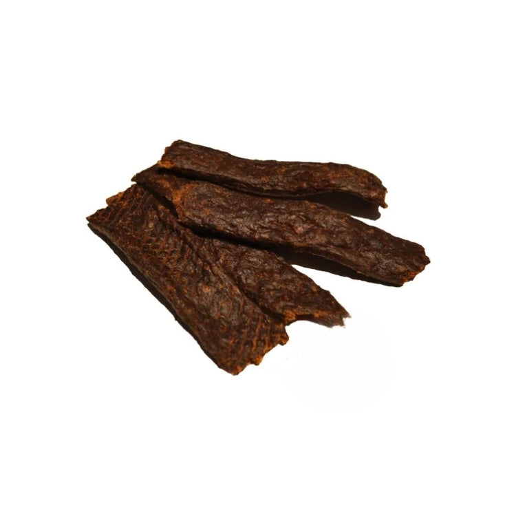 Wildschwein-Fleischstreifen – naturbelassene, fettarme Wildsnacks für Hunde