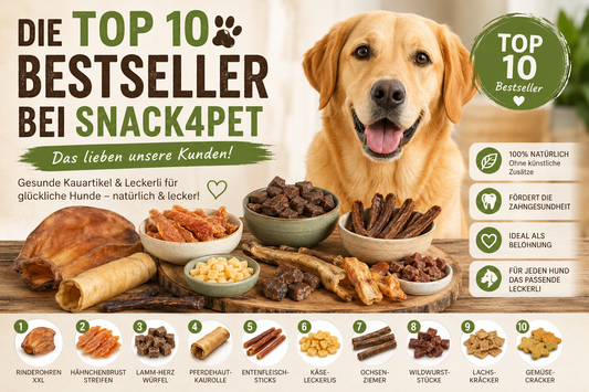 Die Top 10 Bestseller bei snack4pet: