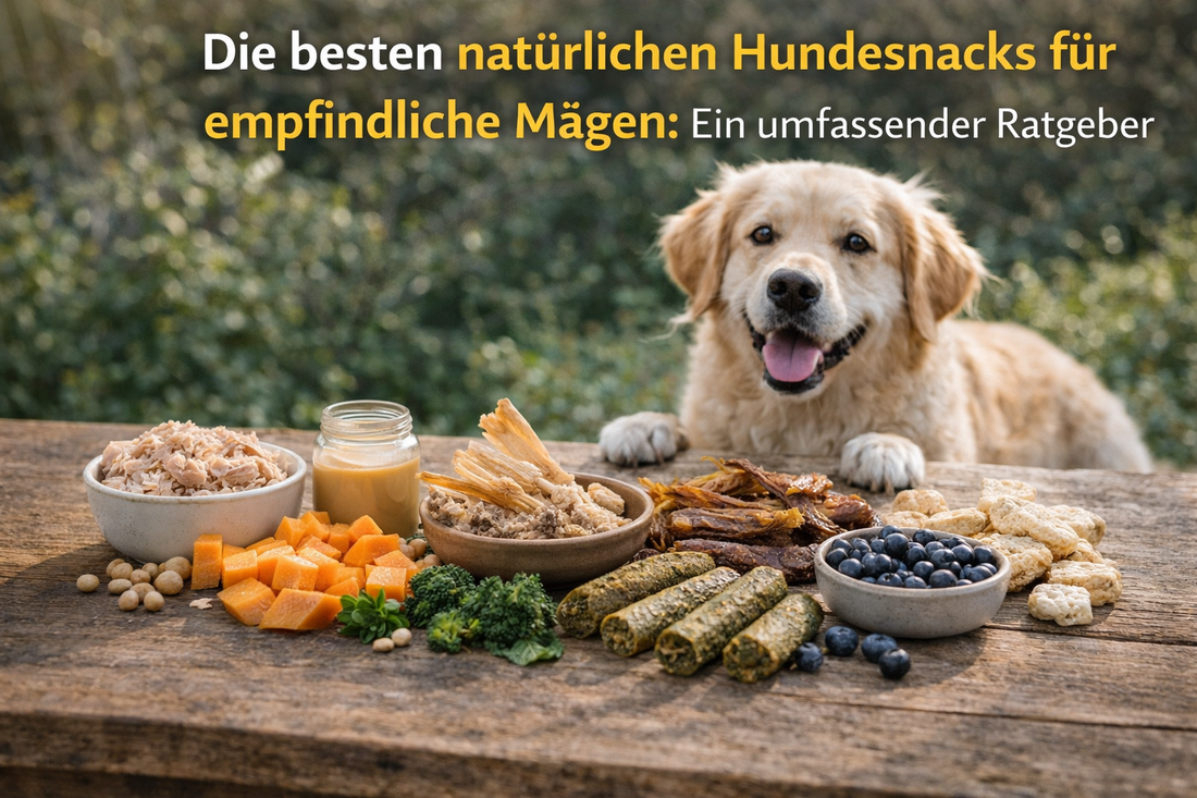 Die besten natürlichen Hundesnacks für empfindliche Mägen: Ein umfassender Ratgeber