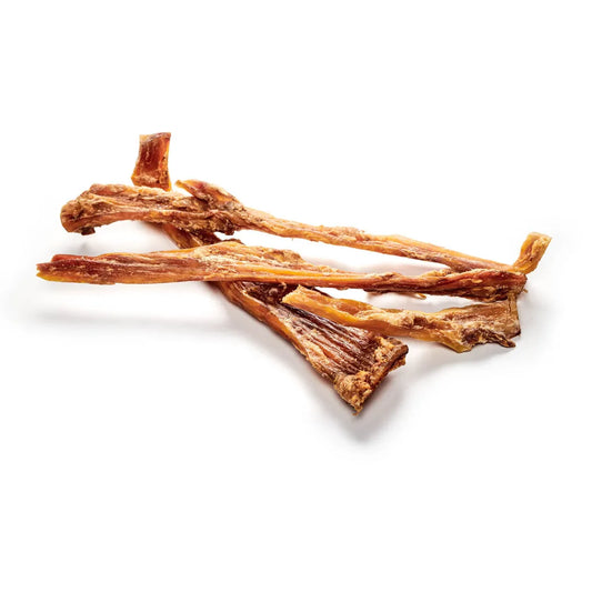 Kalbssehne lang – getrockneter, naturbelassener Kausnack für Hunde