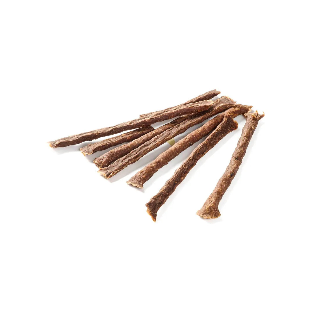 Kaninchen-Sticks – weicher Monoprotein-Snack aus 100 % Kaninchenfleisch für Hunde