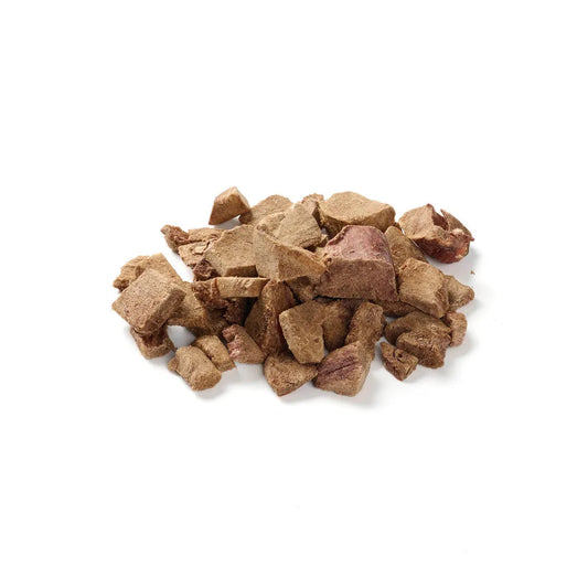 Pferdeherz gefriergetrocknet – fettarmer, hypoallergener Hundesnack aus 100 % Herzfleisch
