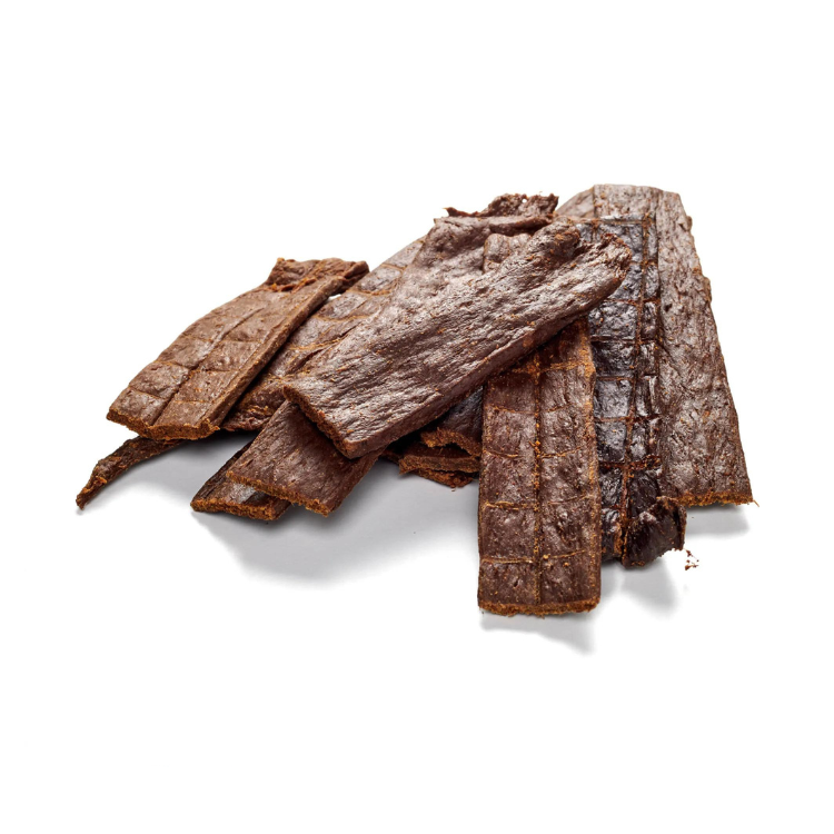 Wildschwein-Fleischstreifen – naturbelassene, fettarme Wildsnacks für Hunde