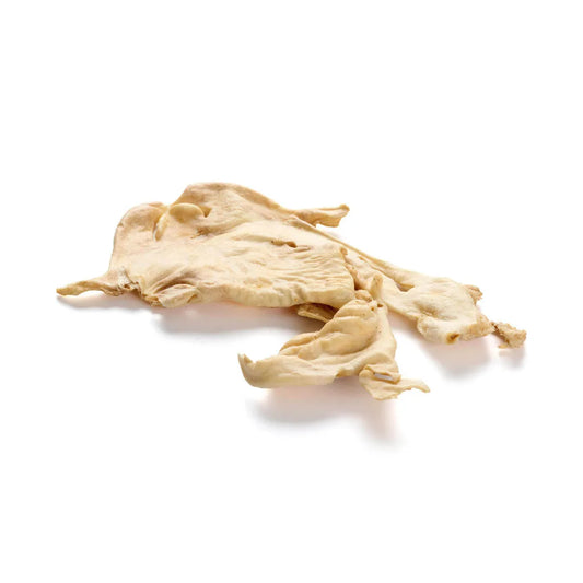 Ziegen-Kopfhautplatte – hypoallergener, extra zäher Natur-Kausnack für Hunde