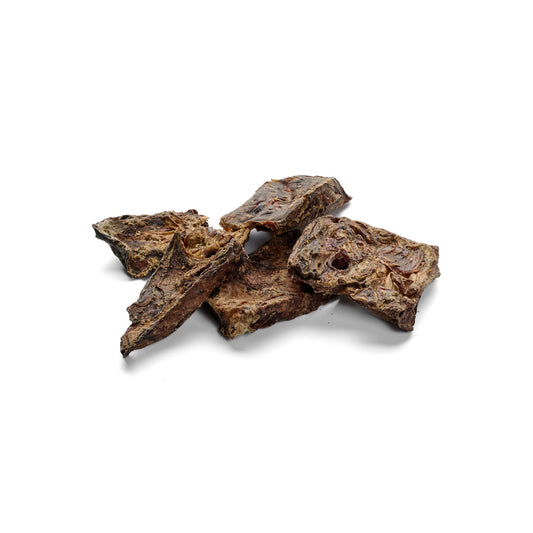 Getrocknete Lamm-Lungenplatte als natürlicher Hundesnack – fettarm, proteinreich und ohne Zusatzstoffe
