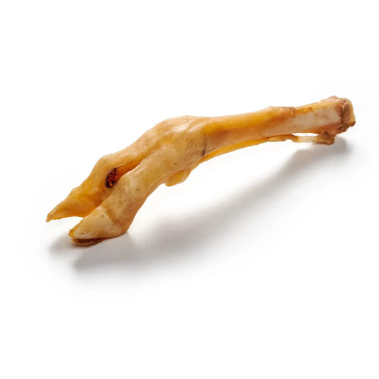 Ziegen-Unterbein – naturbelassener, fettarmer Kausnack mit Knochen für Hunde 