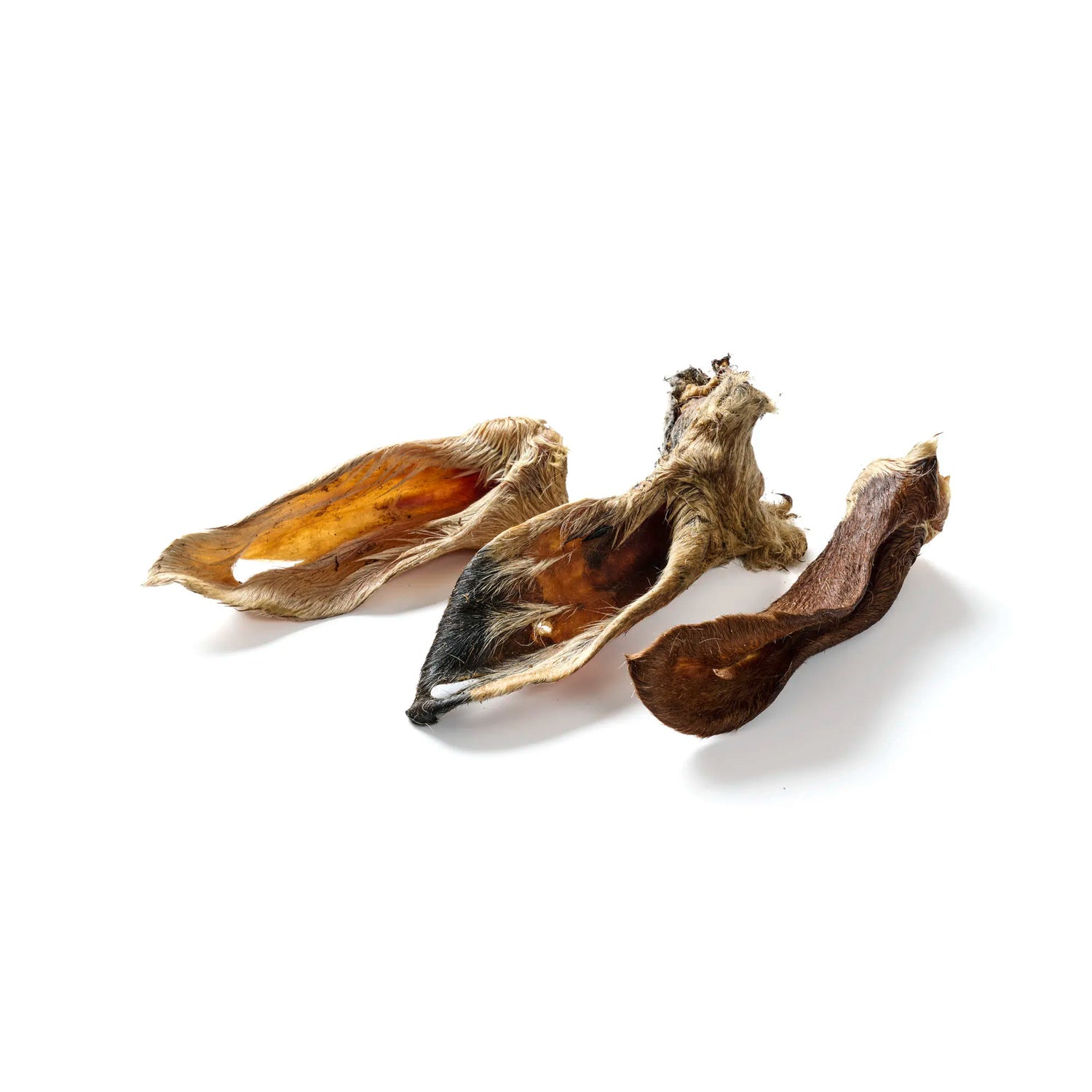 Ziegen-Ohren mit Fell – naturbelassener, hypoallergener Kausnack für Hunde