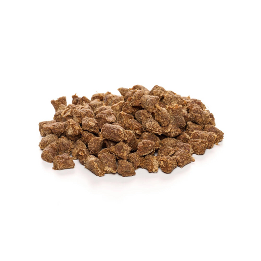 Kaninchen-Fleisch-Würfel mini – kleine Trainings-Leckerli aus 100 % Kaninchenfleisch, schonend getrocknet