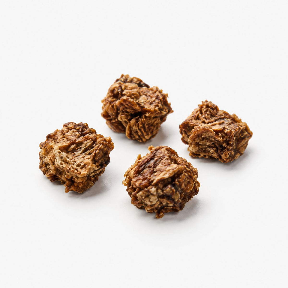 Nahaufnahme Lachs-Taler mini – kleine Fischsnacks aus 100 % Lachs für das Hundetraining