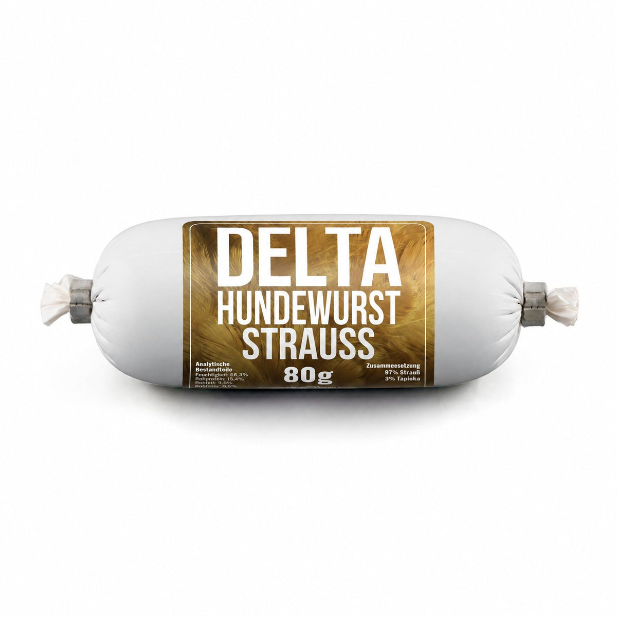 Delta Hundewurst Strauß (80g)