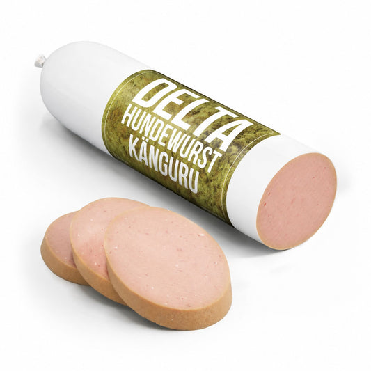 Delta Hundewurst Känguru – Fleischwurst aus Kängurufleisch für Hunde