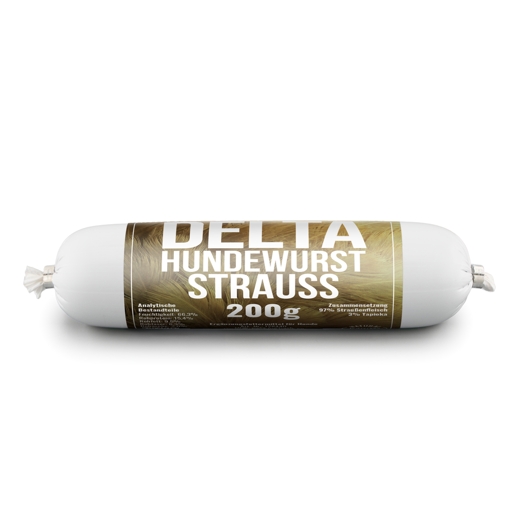 Delta Dog Sausage Ostrich